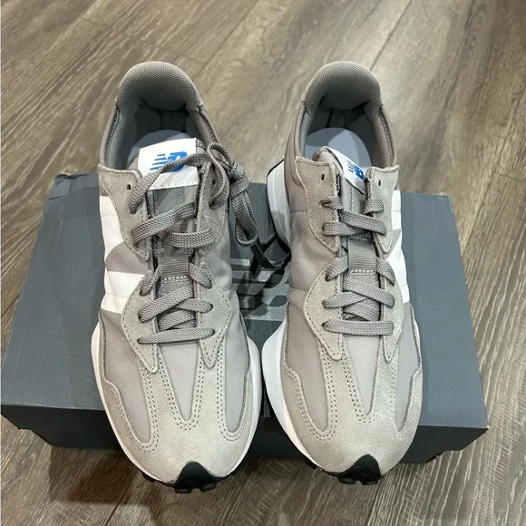 New Balance Men's 327 sneakers — Grey/White - Picture 6 of 8